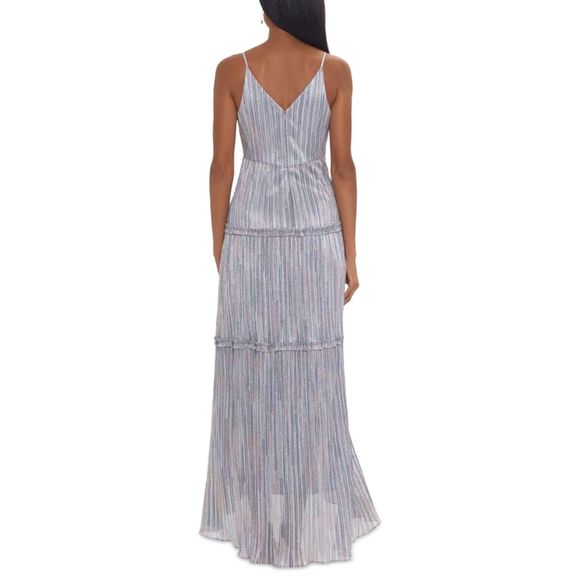 Nordstrom Metallic Multicolor Maxi Dress by Xscape - Picture 2 of 6